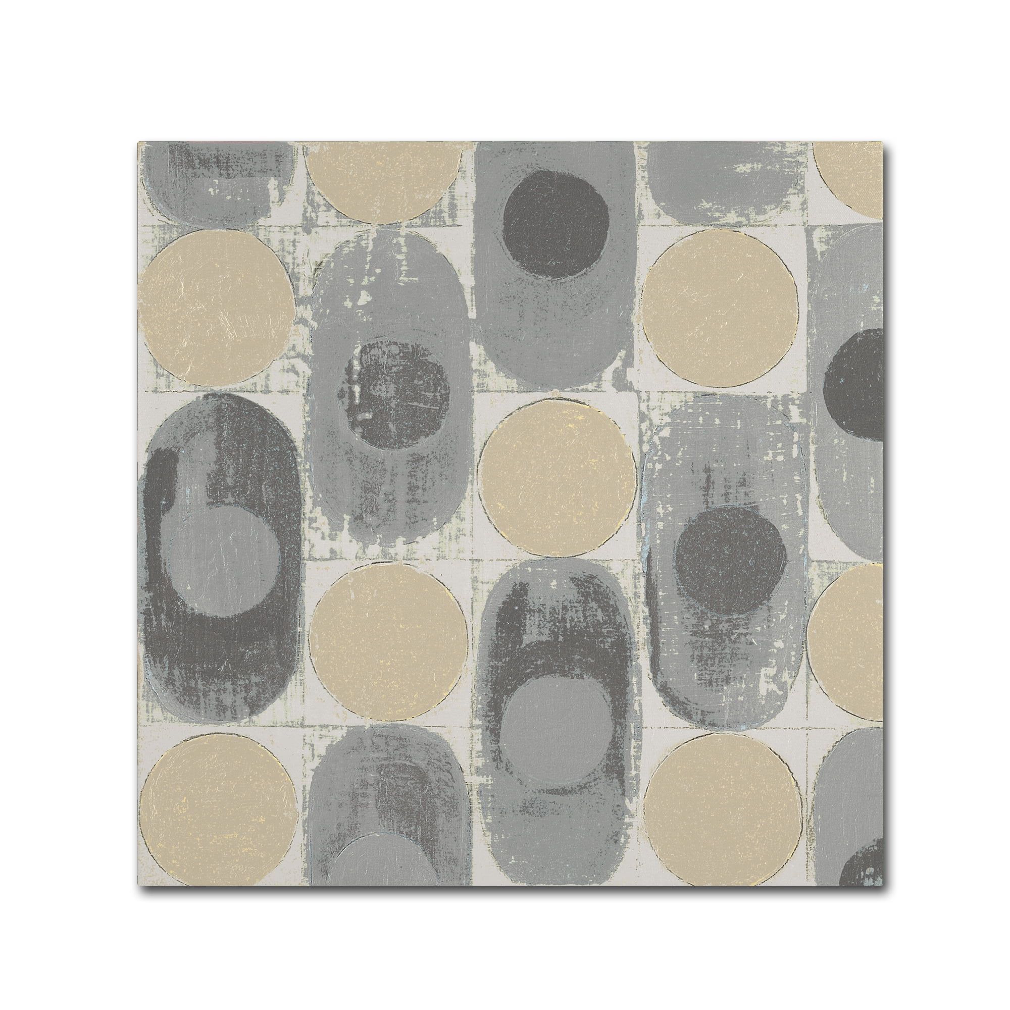 Trademark Fine Art '16 Blocks Square XVI Archroma' Canvas Art by Kathrine Lovell