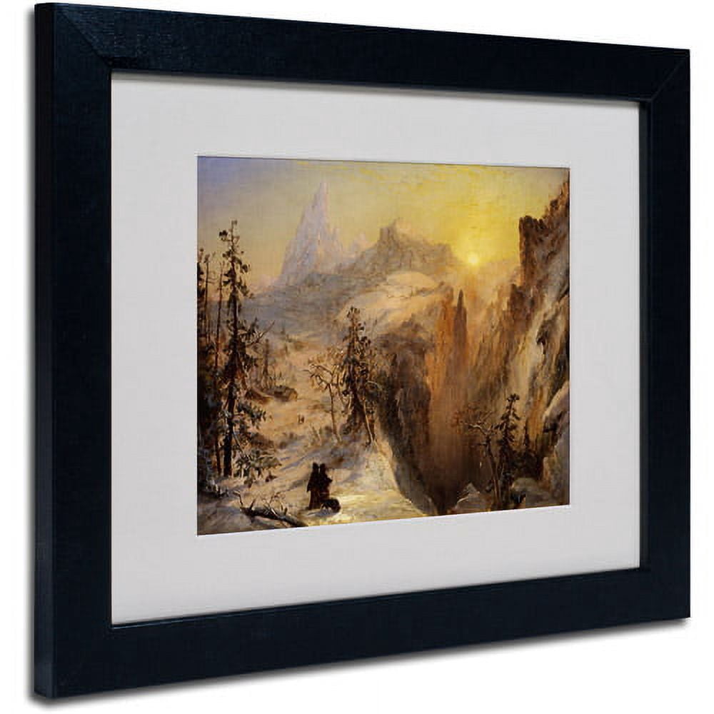 Trademark Fine Art 16" x 20" Acrylic Framed Art Black Frame (BL01471-B1620MF)