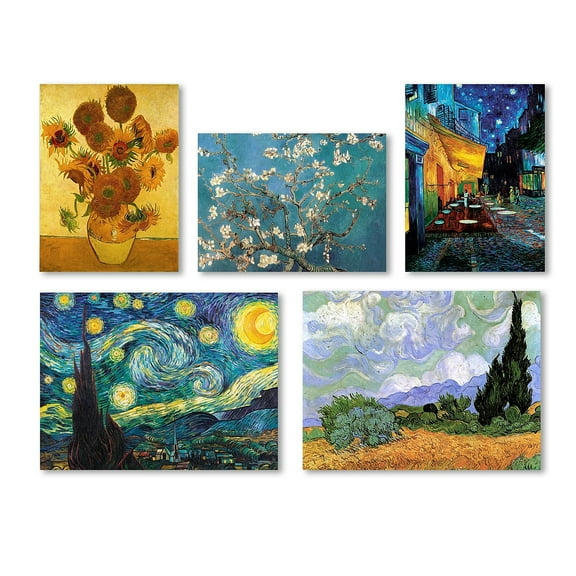 Trademark Fine Art 18x24 Landscape Canvas Wall Art 'Wall Collection' by Vincent van Gogh
