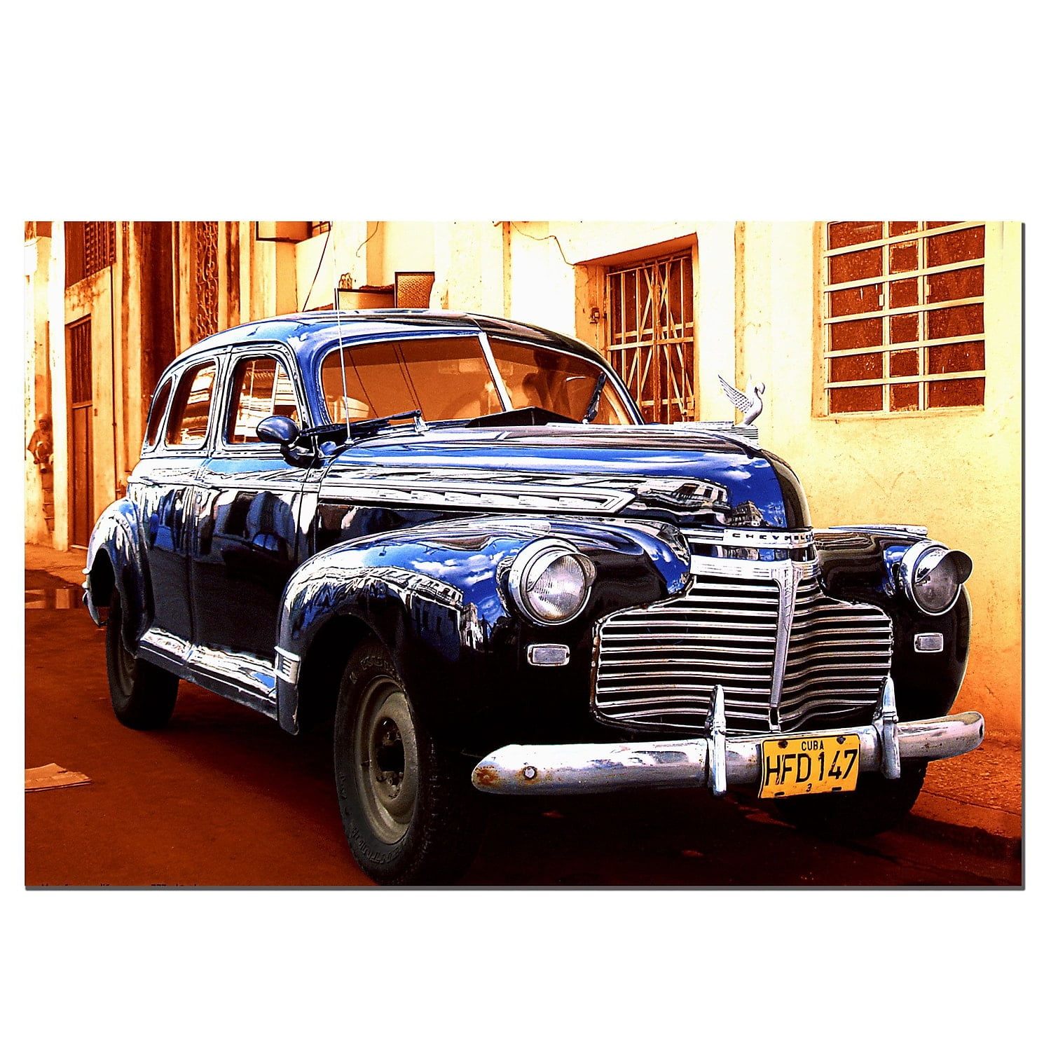 Trademark Fine Art 1941 Chevy Deluxe-Ready to Hang 22x32 Inches (MA002-C2232GG)