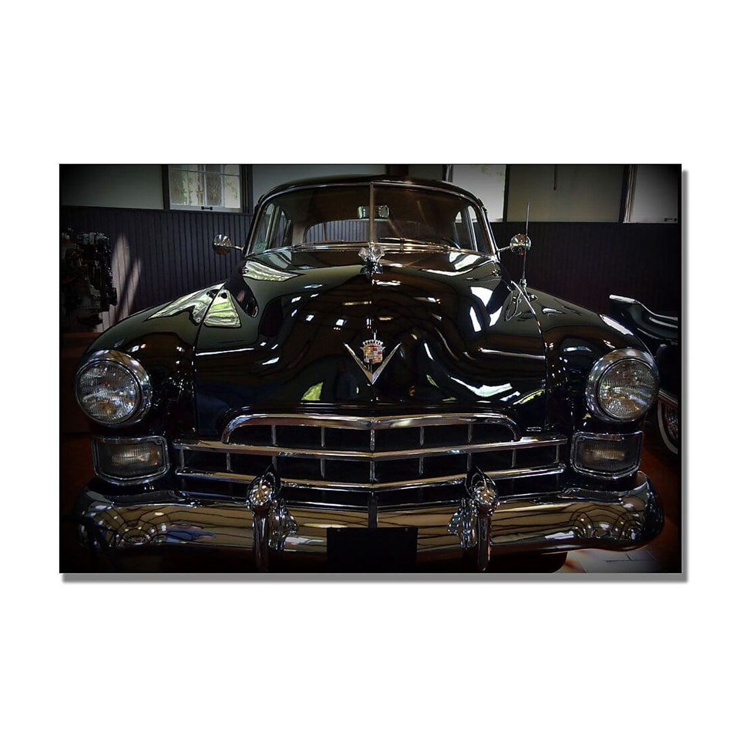 Trademark Fine Art "1948 Cadillac Front" Canvas Wall Art by Michelle Calkins