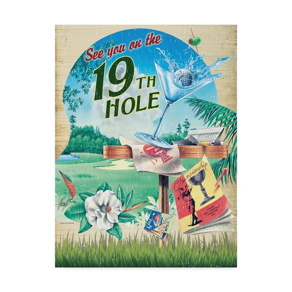 Trademark Fine Art '19th Hole' Canvas Art by James Mazzotta