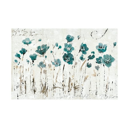 Trademark Fine Art Lisa Audit Abstract Balance VI Blue Canvas Wall Art - 22x32