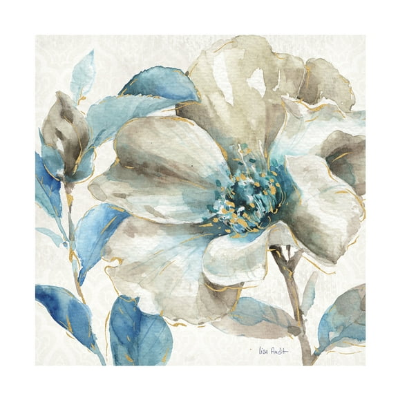 Trademark Fine Art Lisa Audit Indigold IV Canvas Wall Art - 24x24