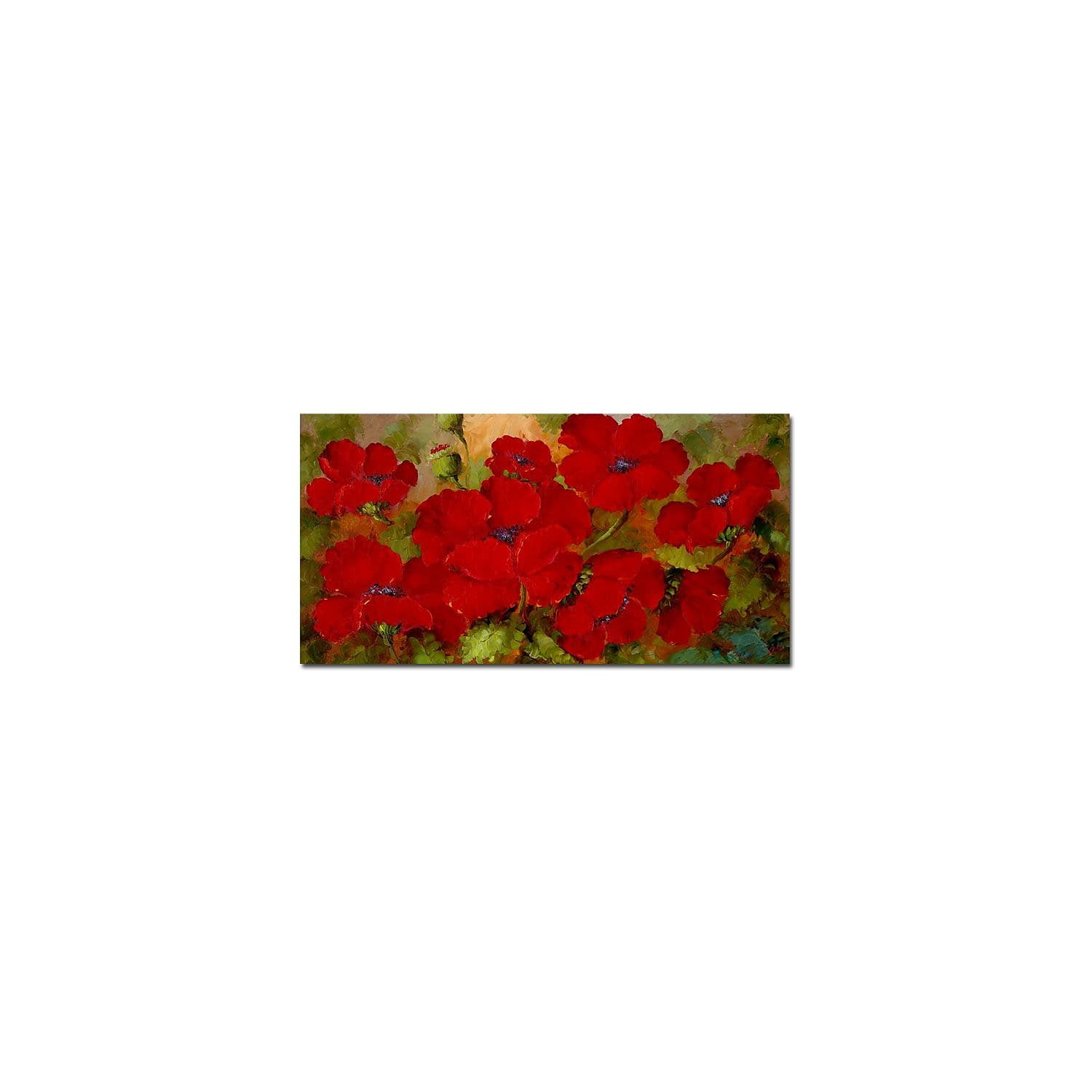 Rio, 'Poppies' Canvas Art