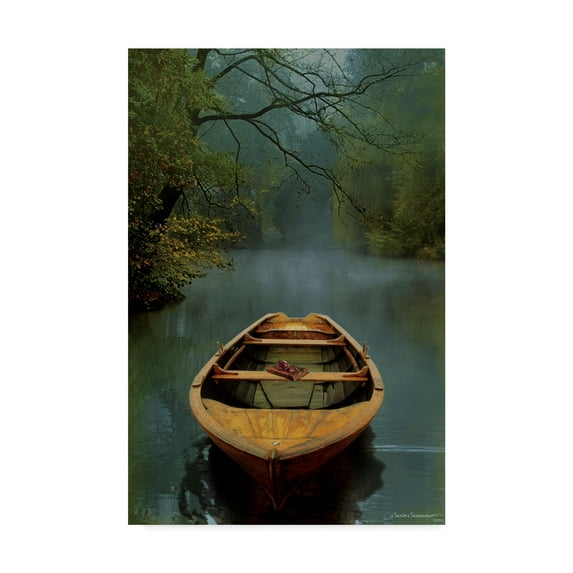 Trademark Fine Art 30x47 Still Life Canvas Wall Art 'The Old Lake' by Carlos Casamayor