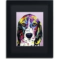 thumbnail image 1 of Trademark Fine Art "4 Beagle" Canvas Art by Dean Russo, Black Matte, Black Frame, 1 of 4