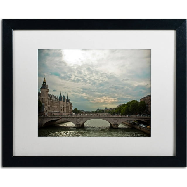 Trademark Fine Art "40" Canvas Art by Yale Gurney, White Matte, Black Frame