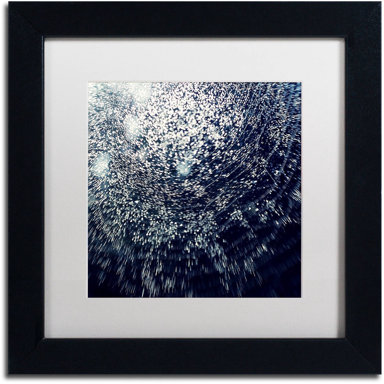 Trademark Fine Art "50 Shapes of Joy" Canvas Art by Beata Czyzowska Young, White Matte, Black Frame