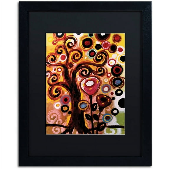 Trademark Fine Art "59" Canvas Art by Natasha Wescoat, Black Matte, Black Frame