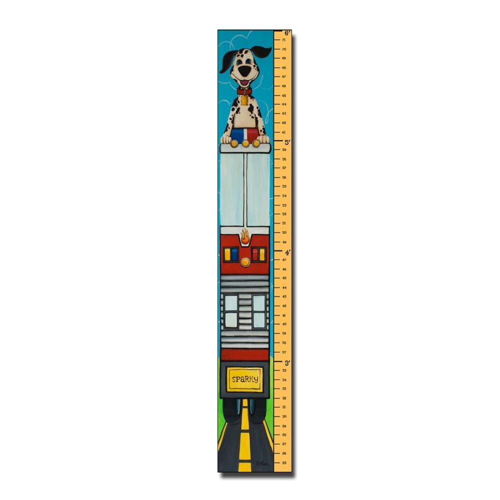 Trademark Fine Art 6 Foot Growth Chart-'Growth Spark' by Sylvia Masek (SM0007-C848GG)