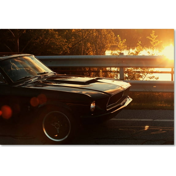 Trademark Fine Art "67 Mustang" Canvas Art by Jason Shaffer
