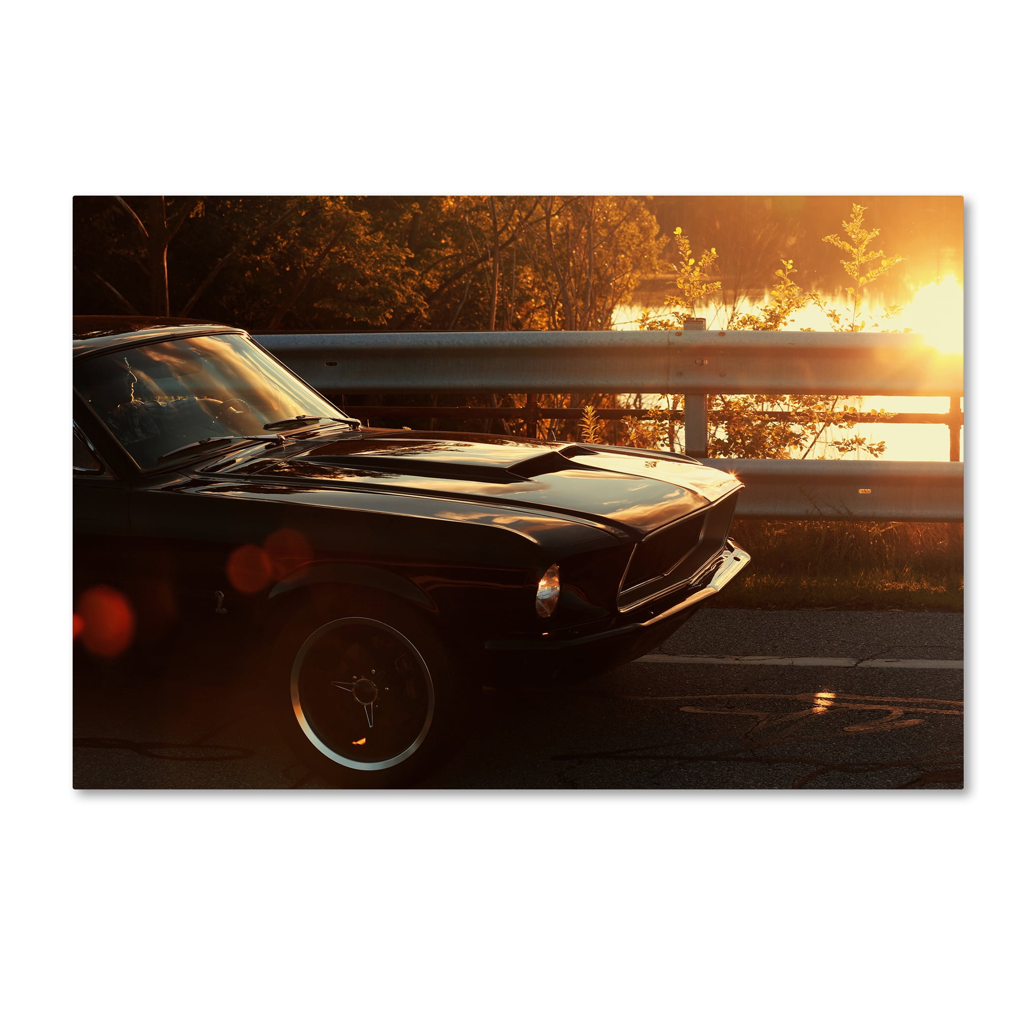 Trademark Fine Art "67 Mustang" Canvas Art by Jason Shaffer