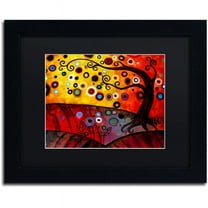 Trademark Fine Art "71" Canvas Art by Natasha Wescoat, Black Matte, Black Frame