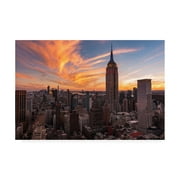 Trademark Fine Art '9-11 New York Sunset 2' Canvas Art by Bruce Gett
