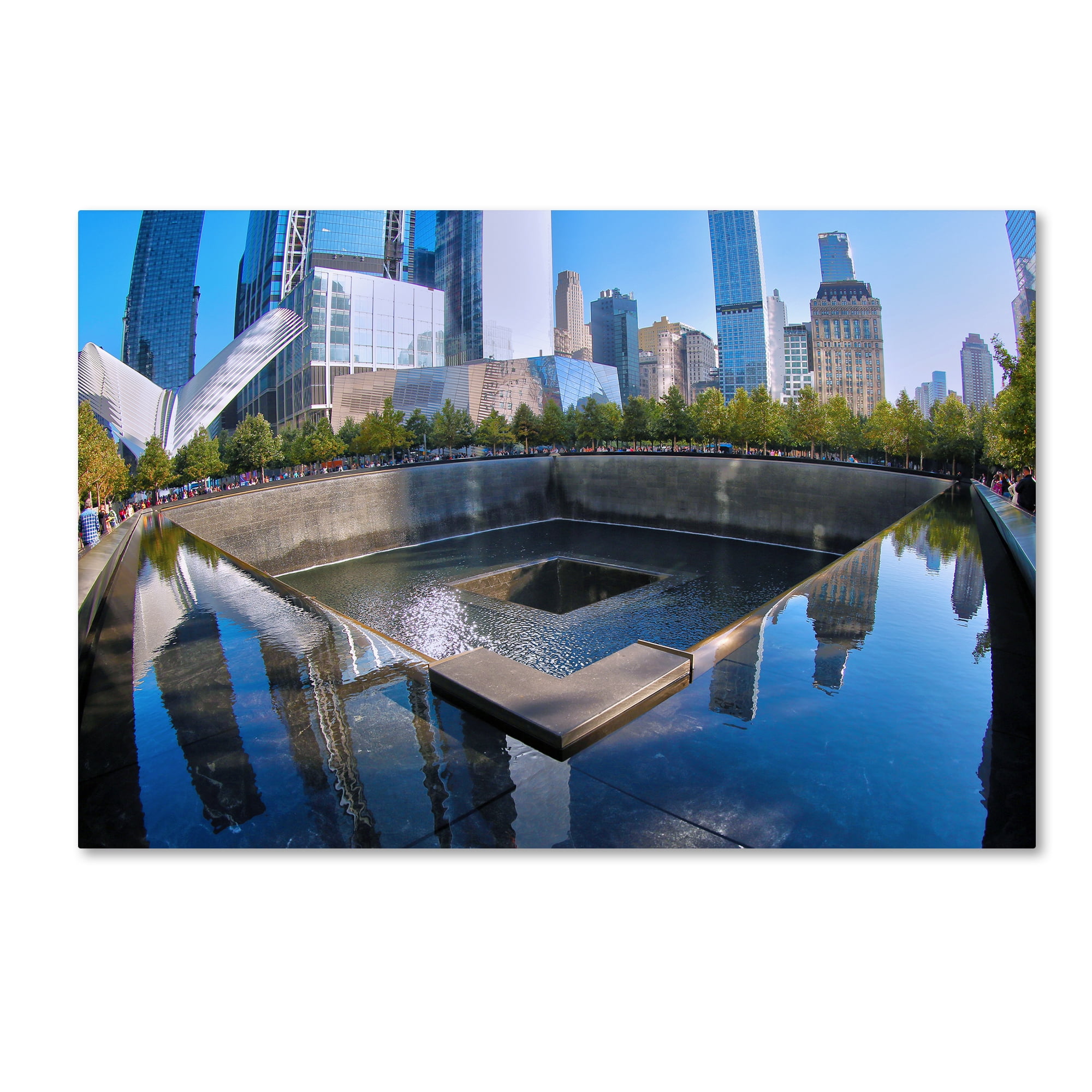 Trademark Fine Art "911 Memorial" Canvas Art by CATeyes