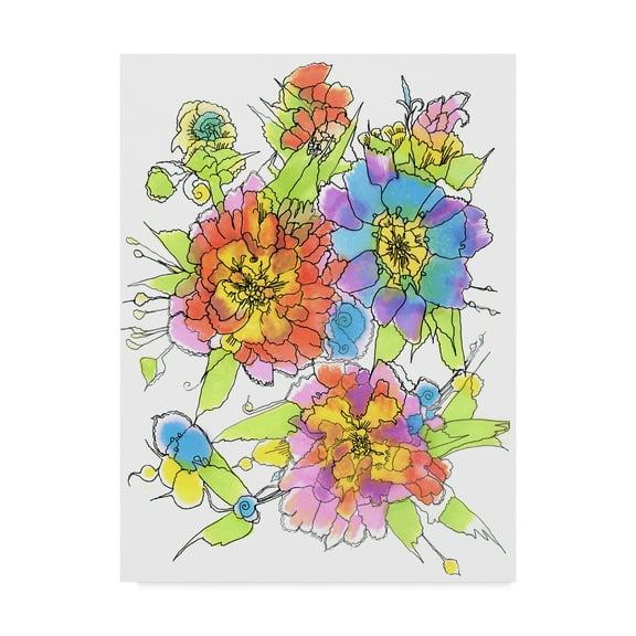 Trademark Fine Art 'A Bellissimo Bouquet' Canvas Art by Cyndi Lou