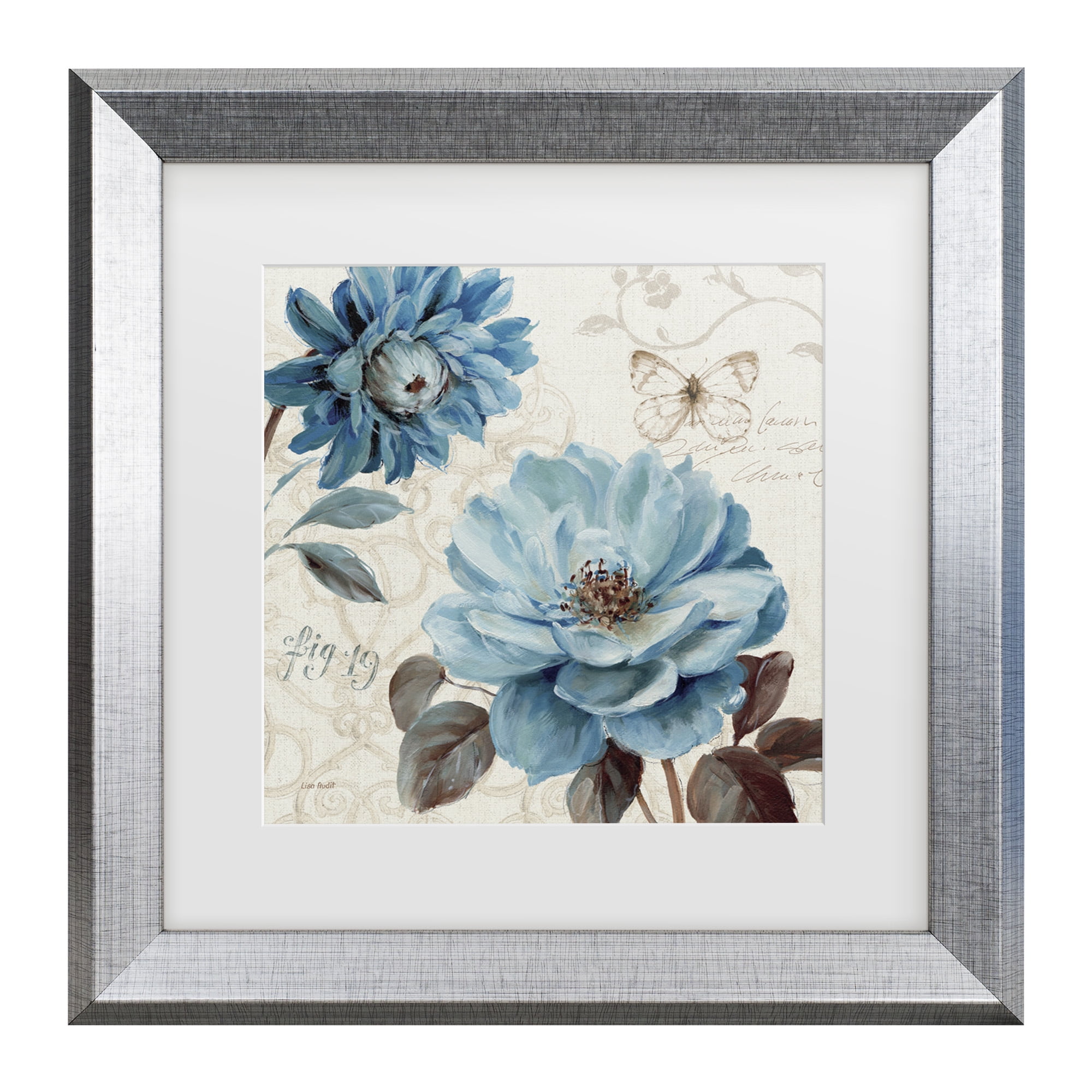 Trademark Fine Art 'A Blue Note III' Matted Framed Art by Lisa Audit