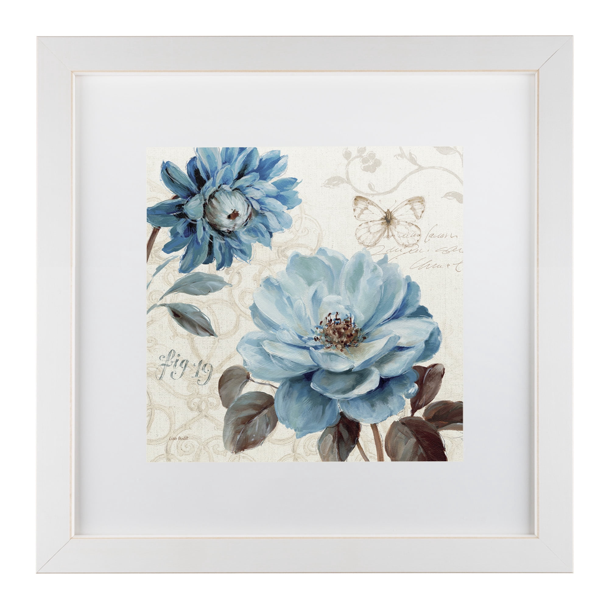 Trademark Fine Art 'A Blue Note III' Matted Framed Art by Lisa Audit