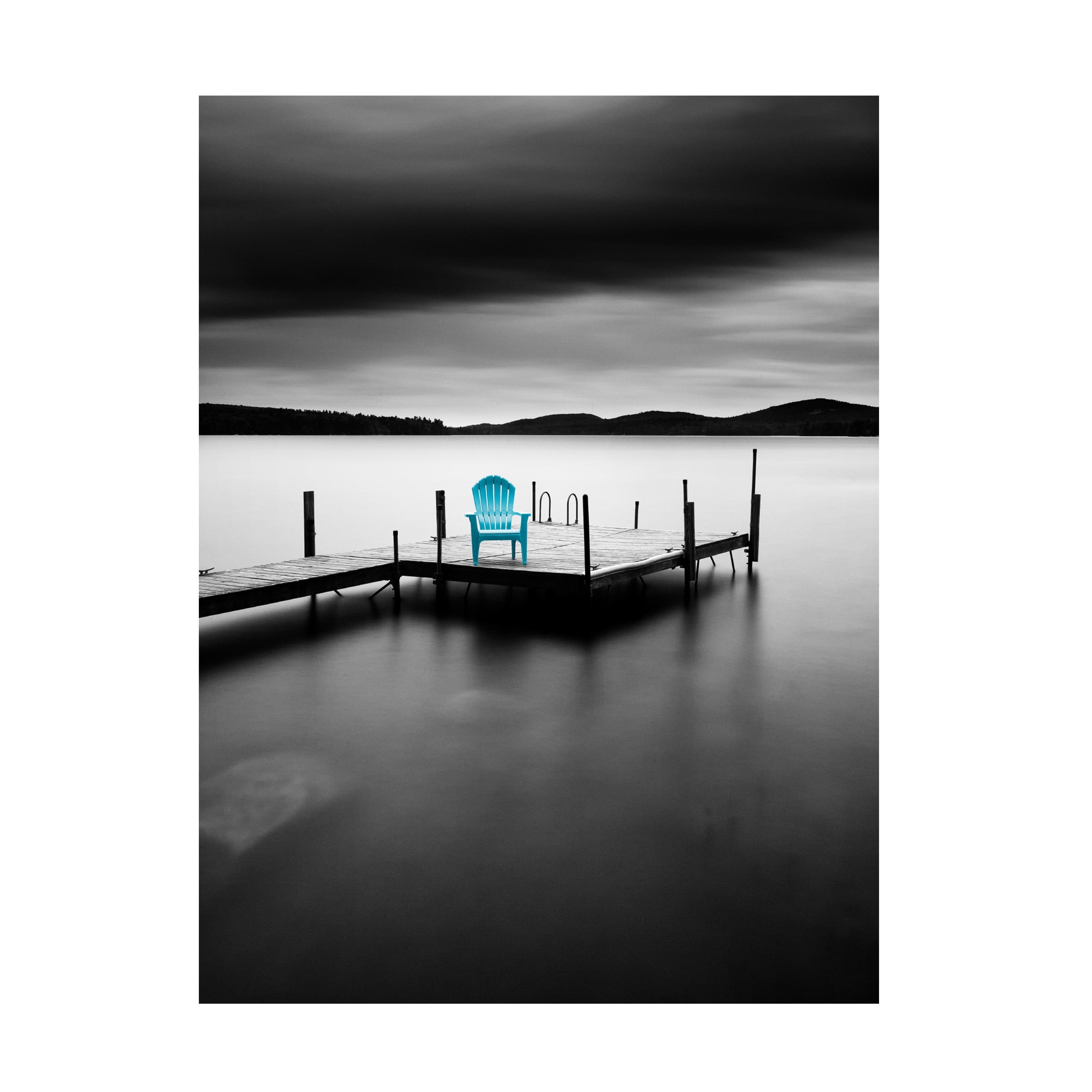 Trademark Fine Art 'A Blue Spot' Canvas Art by Geoffrey Ansel Agrons