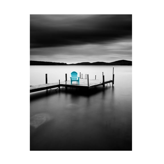 Trademark Fine Art 'A Blue Spot' Canvas Art by Geoffrey Ansel Agrons