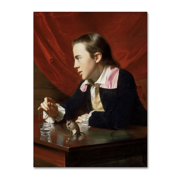 Trademark Fine Art 'A Boy With A Flying Squirrel' Canvas Art by John Singleton Copley