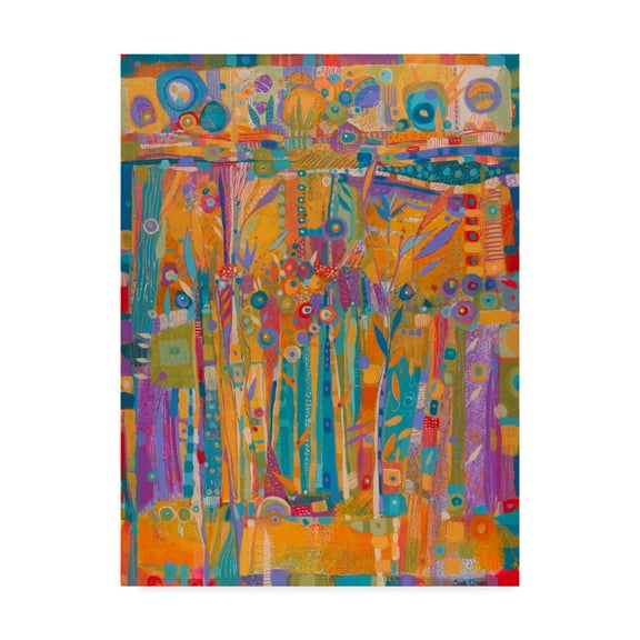 Trademark Fine Art 'A Brand New Day Abstract Modern' Canvas Art by Sue Davis