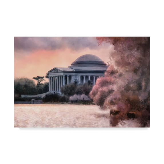 Trademark Fine Art 'A Cherry Blossom Dawn' Canvas Art by Lois Bryan