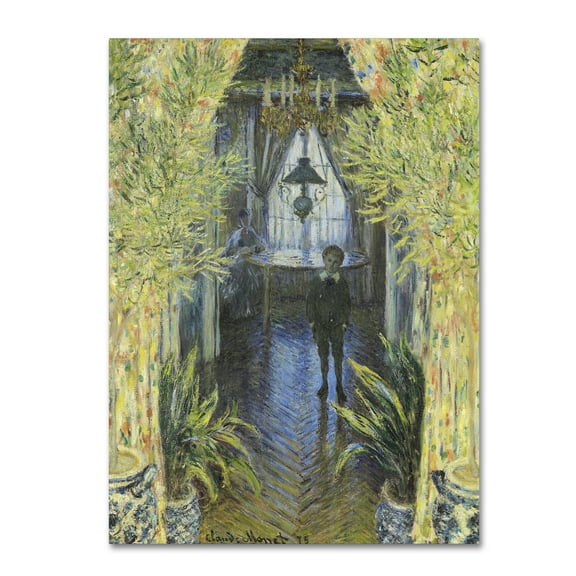 Trademark Fine Art 'A Corner Of The Apartment' Canvas Art by Monet