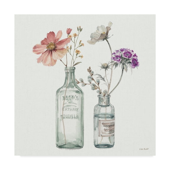 Trademark Fine Art 'A Country Weekend X v2 with Purple' Canvas Art by Lisa Audit