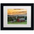 thumbnail image 1 of Trademark Fine Art "A Farm and A Prayer" Canvas Art by Michael Blanchette Photography White Matte, Black Frame, 1 of 4