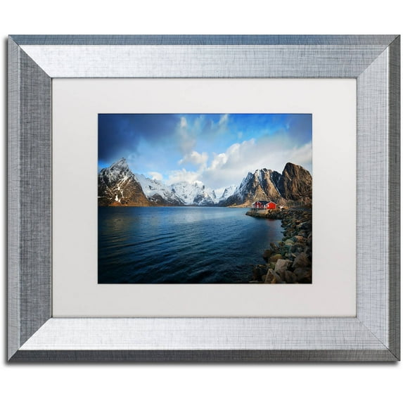 Trademark Fine Art "A Good Sign" Canvas Art by Philippe Sainte-Laudy, White Matte, Silver Frame