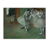 Trademark Fine Art 'A Group Of Dancers' Canvas Art by Degas