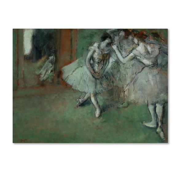 Trademark Fine Art 'A Group Of Dancers' Canvas Art by Degas