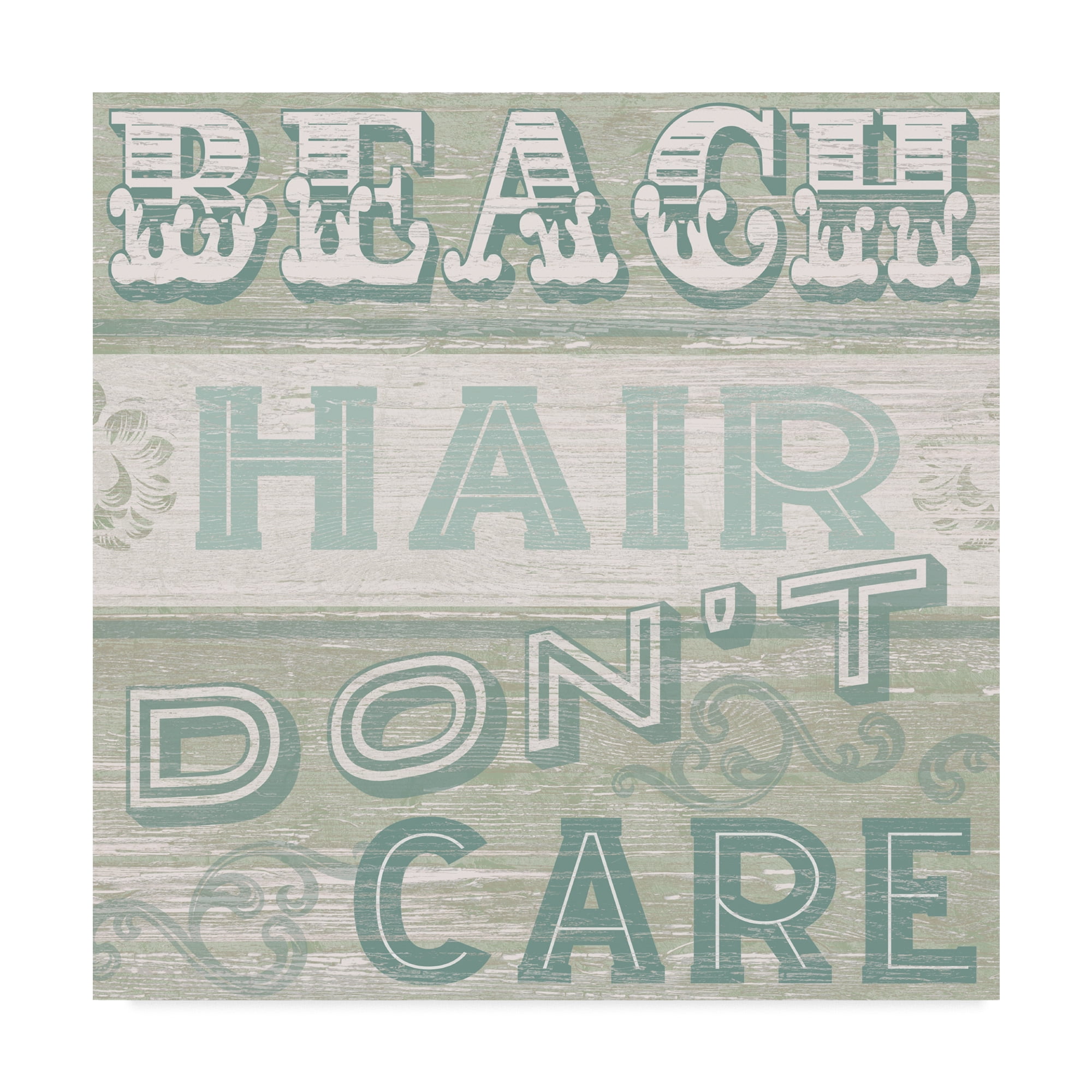 Trademark Fine Art 'A Little Beachy I' Canvas Art by June Erica Vess