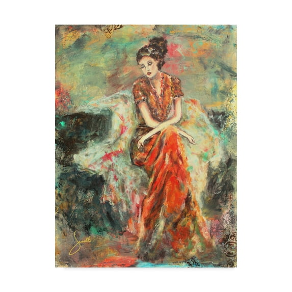 Trademark Fine Art 'A Meditation' Canvas Art by Janelle Nichol