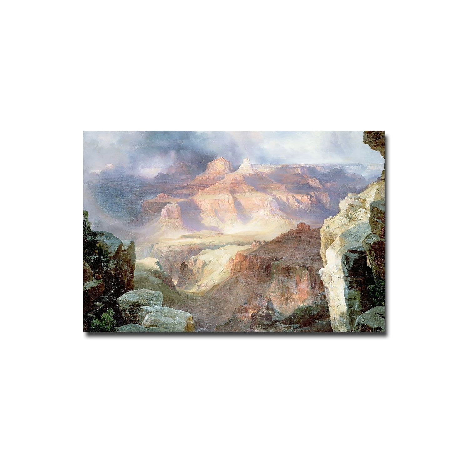 Trademark Fine Art "A Miracle of Nature 1913" Canvas Art by Thomas Moran