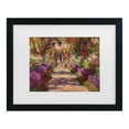 thumbnail image 1 of Trademark Fine Art 'A Pathway in Monet's Garden' Canvas Art by Claude Monet, 1 of 4