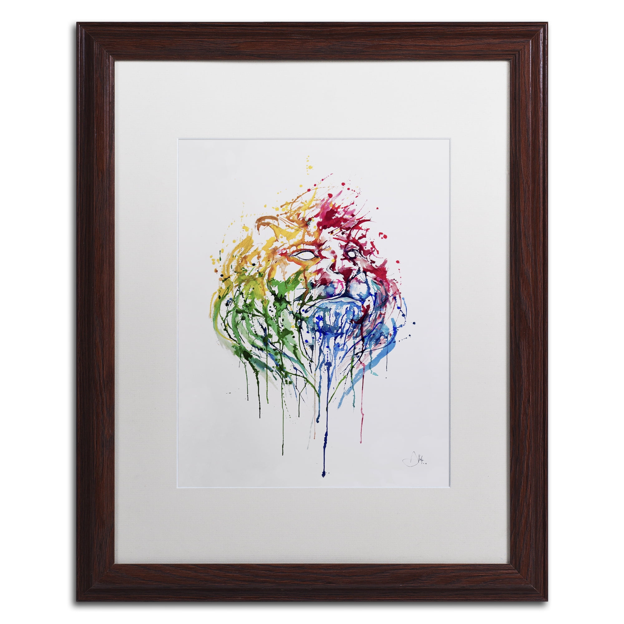 Trademark Fine Art 'A Portrait of Hong Kong' Matted Framed Art by Marc Allante