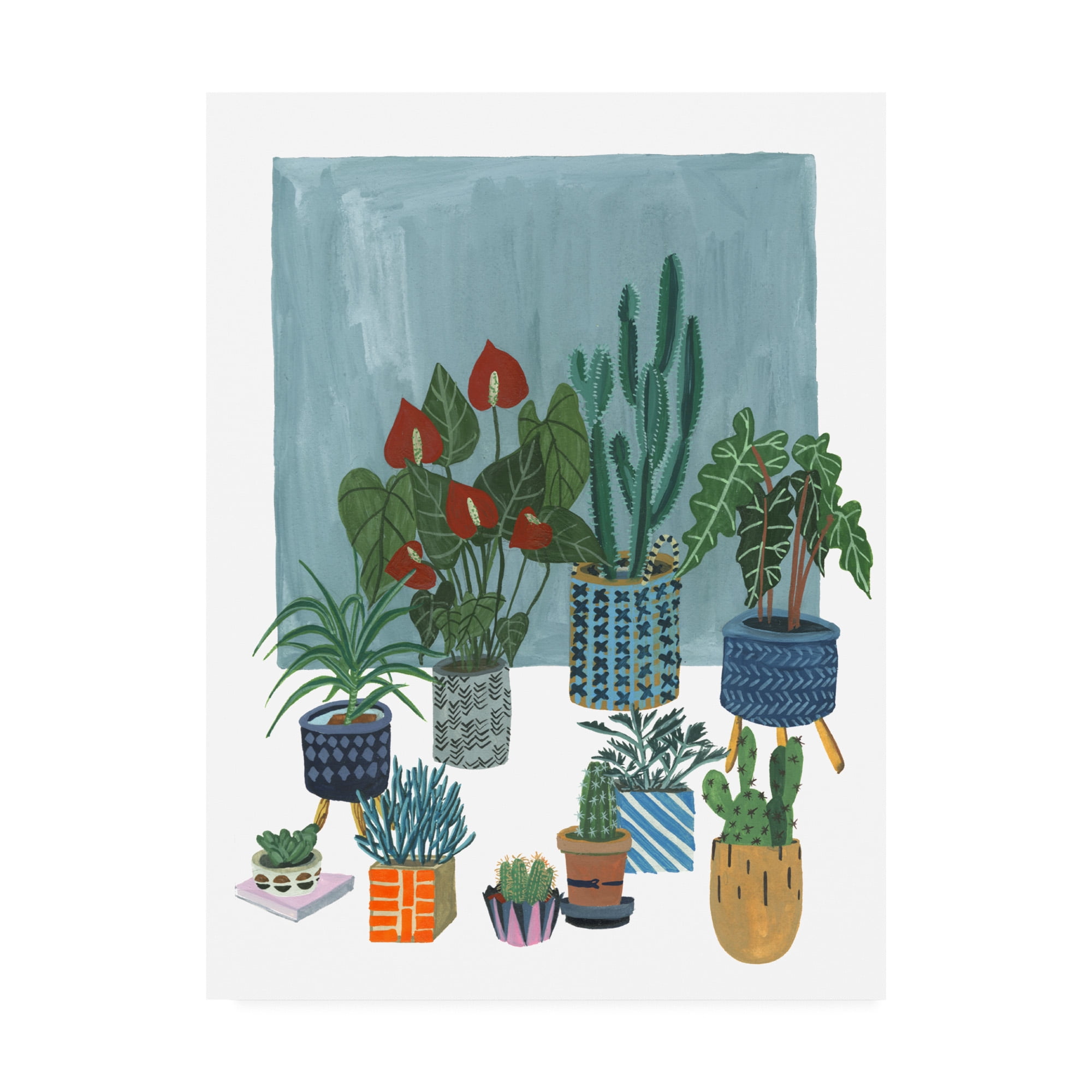 Trademark Fine Art 'A Portrait of Plants I' Canvas Art by Melissa Wang