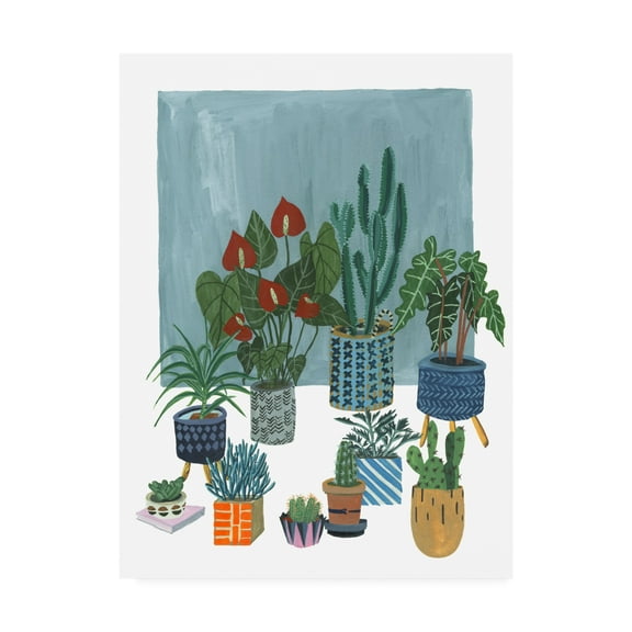 Trademark Fine Art 'A Portrait of Plants I' Canvas Art by Melissa Wang