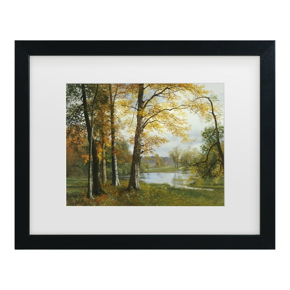 Trademark Fine Art 'A Quiet Lake' Canvas Art by Albert Bierstadt
