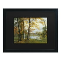 Trademark Fine Art 'A Quiet Lake' Canvas Art by Albert Bierstadt