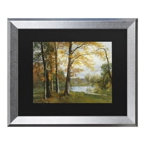 Trademark Fine Art 'A Quiet Lake' Canvas Art by Albert Bierstadt