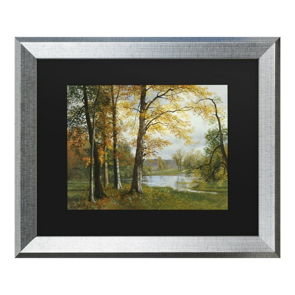 Trademark Fine Art 'A Quiet Lake' Canvas Art by Albert Bierstadt