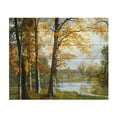 thumbnail image 1 of Trademark Fine Art 'A Quiet Lake' Wooden Wall Art Art by Albert Bierstadt, 1 of 3