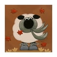 thumbnail image 1 of Trademark Fine Art 'A Sheep in Fall Clothing' Canvas Art by Annie Lane, 1 of 3
