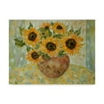 thumbnail image 1 of Trademark Fine Art 'A Sienna Bowl Of Sunflowers' Canvas Art by Lorraine Platt, 1 of 3