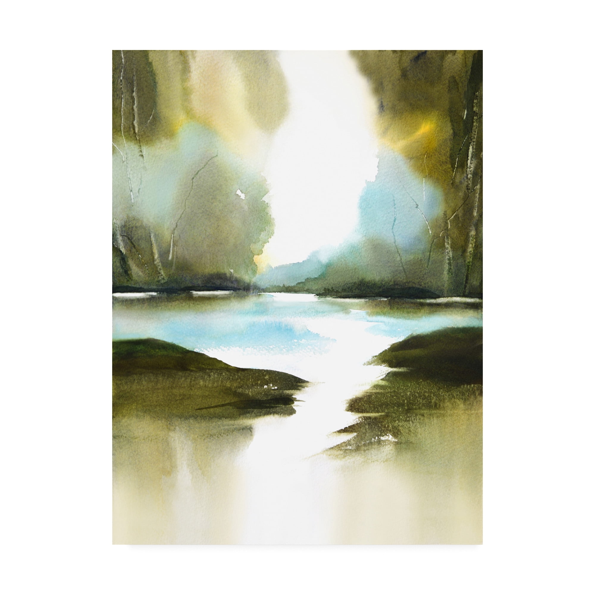 Trademark Fine Art 'A Summers Walk' Canvas Art by Nancy Knigh