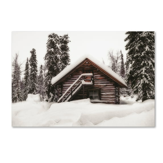 Trademark Fine Art 'A chalet in Finland' Canvas Art by Philippe Sainte-Laudy